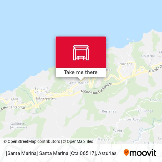 [Santa Marina]  Santa Marina [Cta 06517] map