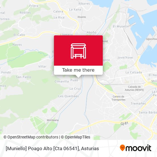 [Muniello]  Poago Alto [Cta 06541] map