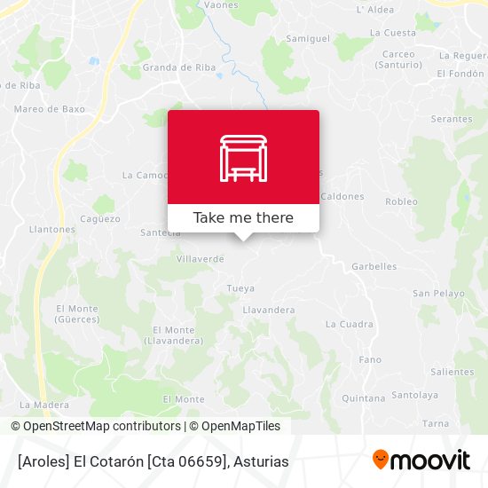 [Aroles]  El Cotarón [Cta 06659] map
