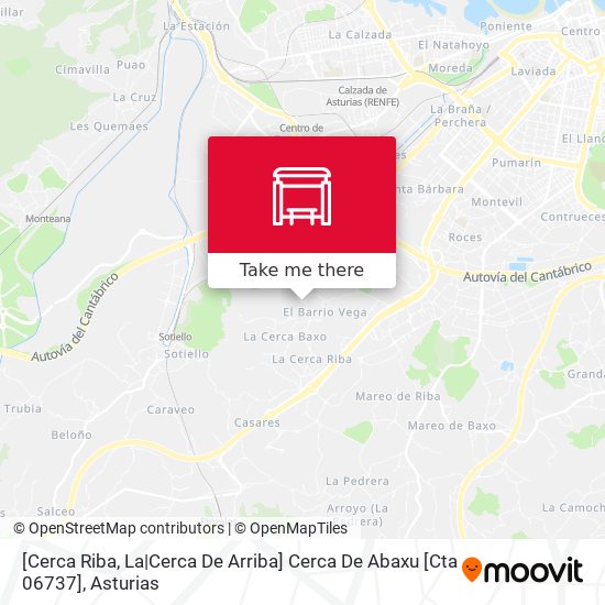 [Cerca Riba, La|Cerca De Arriba]  Cerca De Abaxu [Cta 06737] map