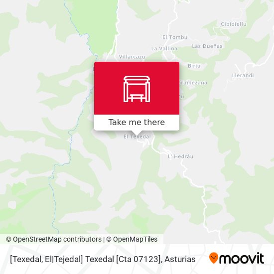 [Texedal, El|Tejedal]  Texedal [Cta 07123] map
