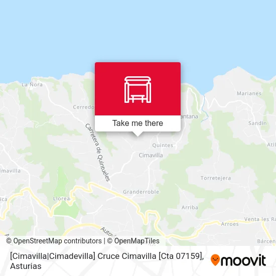 [Cimavilla|Cimadevilla]  Cruce Cimavilla [Cta 07159] map