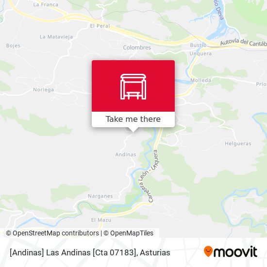 [Andinas]  Las Andinas [Cta 07183] map
