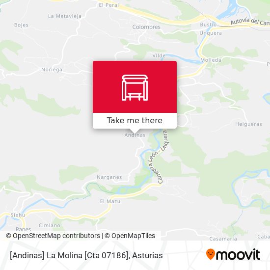 [Andinas]  La Molina [Cta 07186] map
