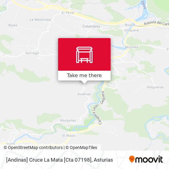 [Andinas]  Cruce La Mata [Cta 07198] map