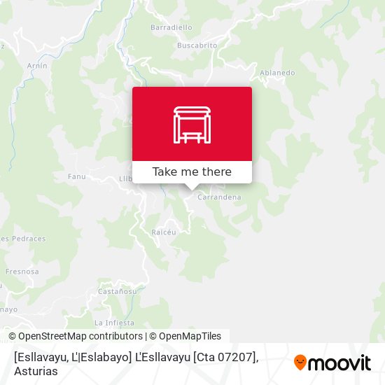 [Esllavayu, L'|Eslabayo]  L'Esllavayu [Cta 07207] map