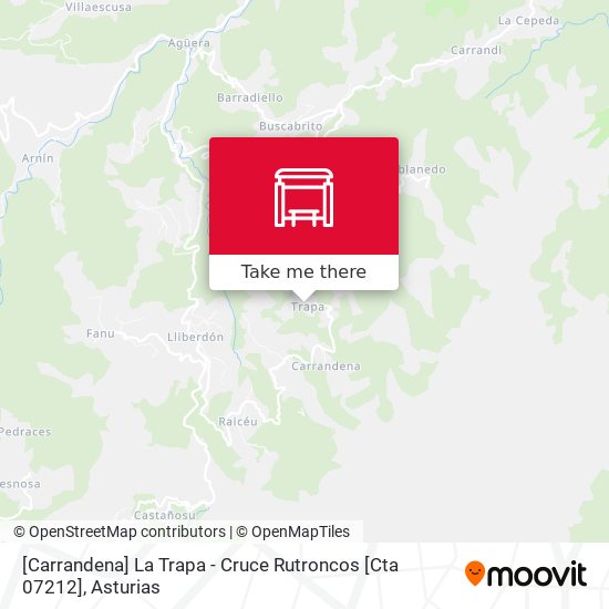 [Carrandena]  La Trapa - Cruce Rutroncos [Cta 07212] map