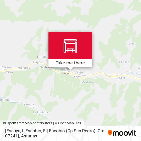 [Escuyu, L'|Escobio, El]  Escobio (Cp San Pedro) [Cta 07241] map