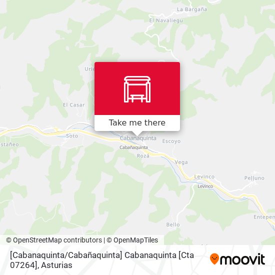 [Cabanaquinta / Cabañaquinta]  Cabanaquinta [Cta 07264] map