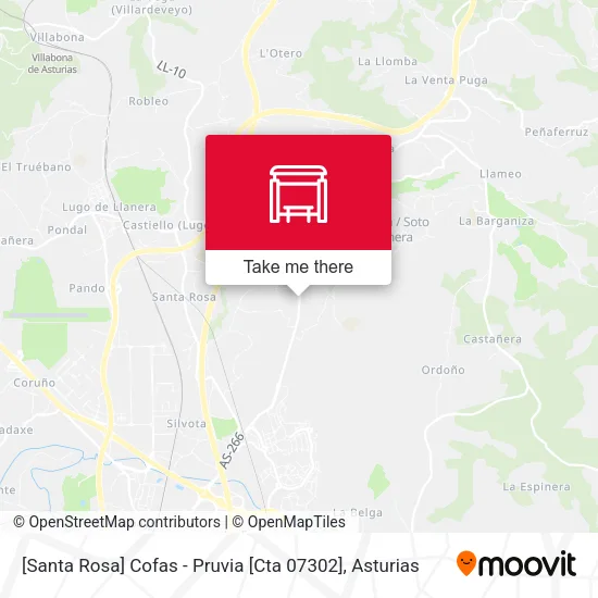 mapa [Santa Rosa]  Cofas - Pruvia [Cta 07302]