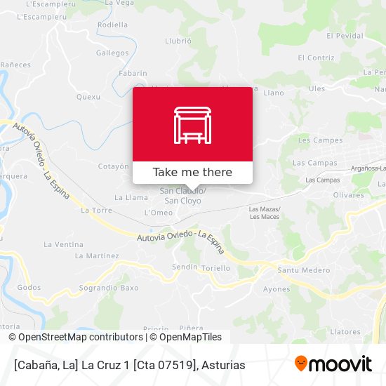 [Cabaña, La]  La Cruz 1 [Cta 07519] map