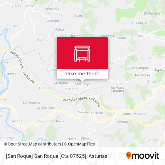 [San Roque]  San Roque [Cta 07525] map