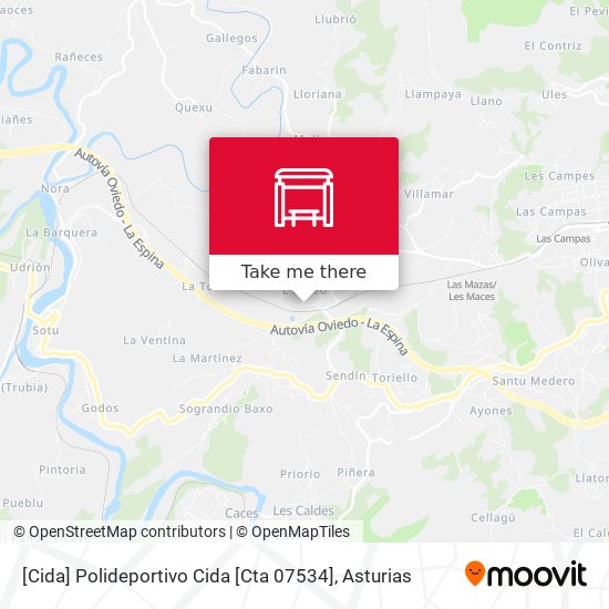 [Cida]  Polideportivo Cida [Cta 07534] map
