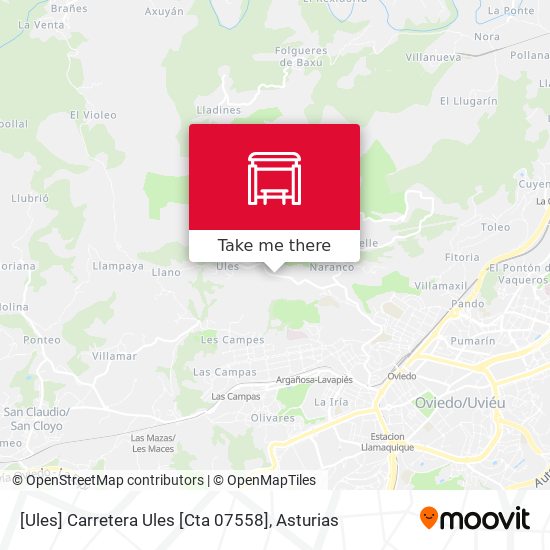 [Ules]  Carretera Ules [Cta 07558] map