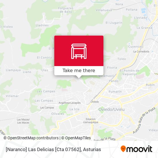 [Naranco]  Las Delicias [Cta 07562] map