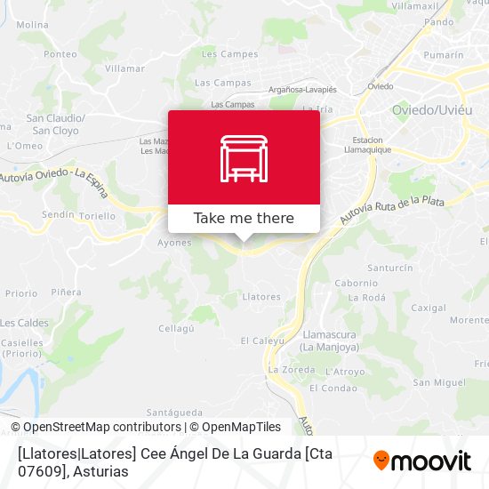 [Llatores|Latores]  Cee Ángel De La Guarda [Cta 07609] map