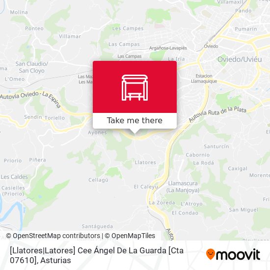 [Llatores|Latores]  Cee Ángel De La Guarda [Cta 07610] map