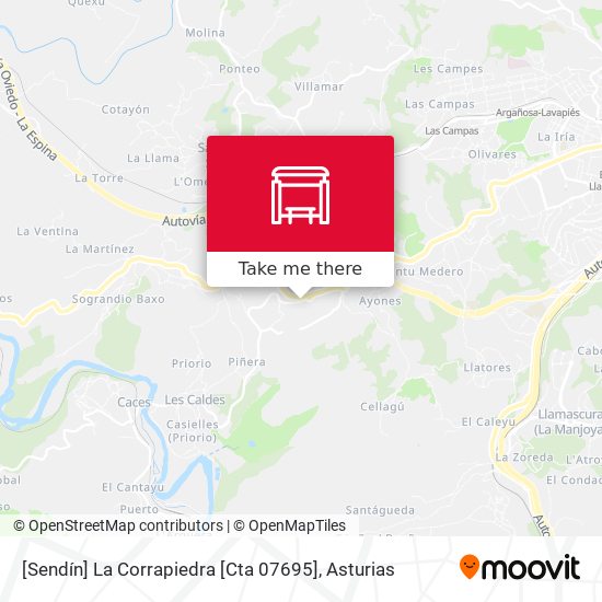 [Sendín]  La Corrapiedra [Cta 07695] map