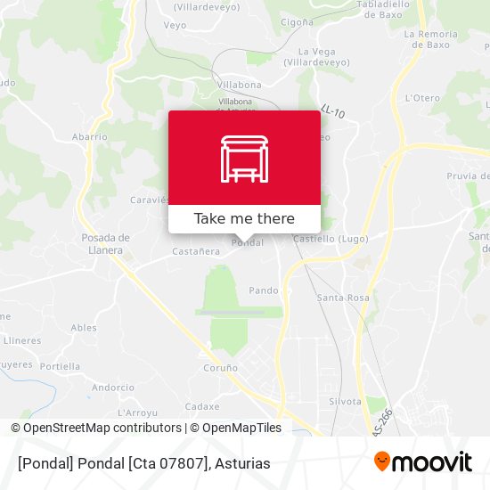 [Pondal]  Pondal [Cta 07807] map