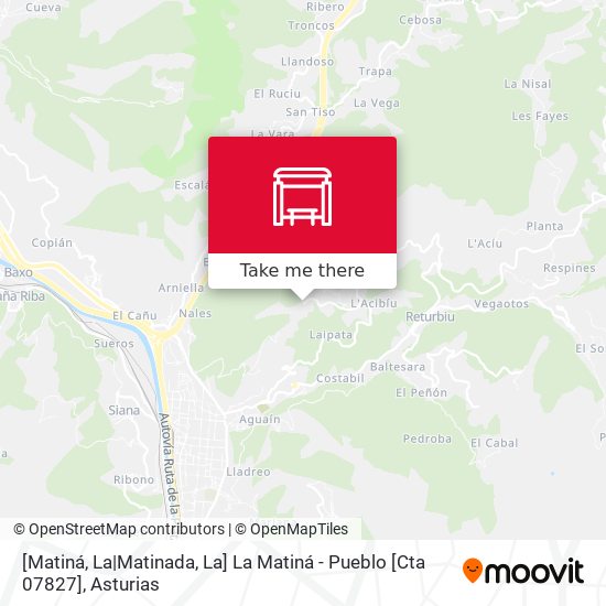 [Matiná, La|Matinada, La]  La Matiná - Pueblo [Cta 07827] map