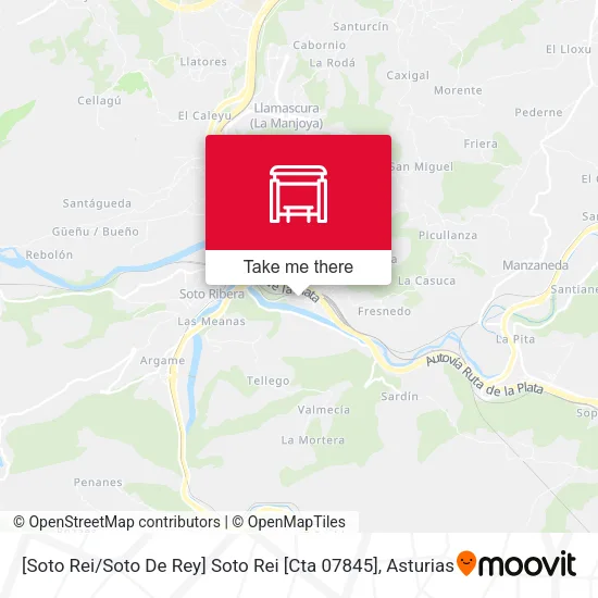 [Soto Rei / Soto De Rey]  Soto Rei [Cta 07845] map