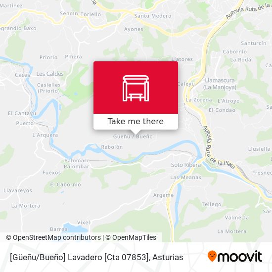 [Güeñu / Bueño]  Lavadero [Cta 07853] map