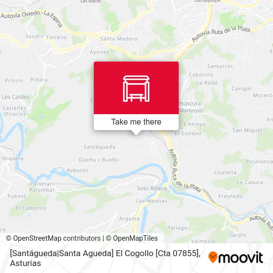 [Santágueda|Santa Agueda]  El Cogollo [Cta 07855] map