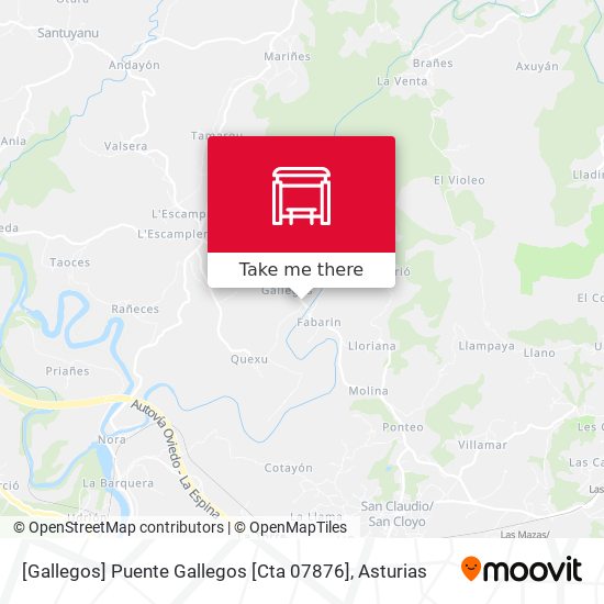 [Gallegos]  Puente Gallegos [Cta 07876] map