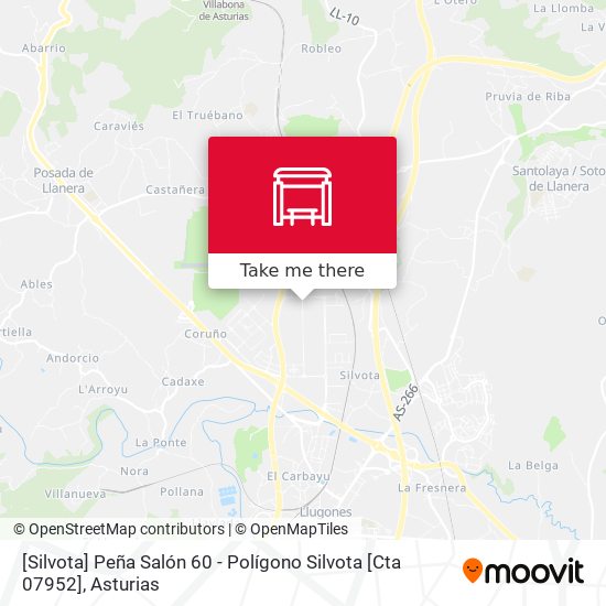 mapa [Silvota]  Peña Salón 60 - Polígono Silvota [Cta 07952]