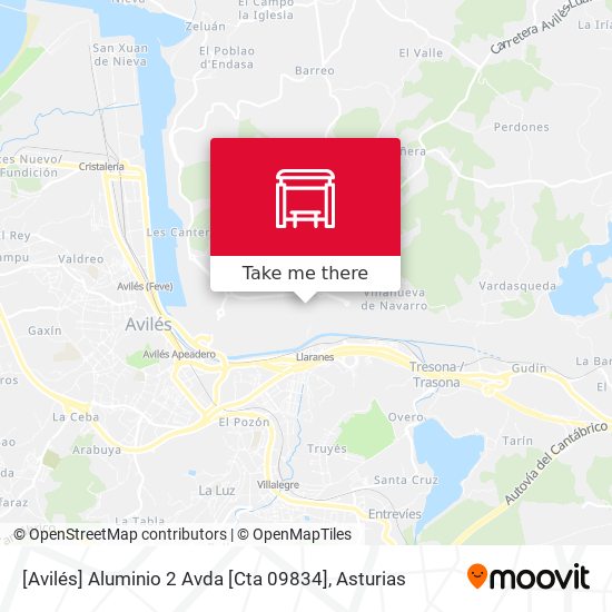 [Avilés]  Aluminio 2 Avda [Cta 09834] map