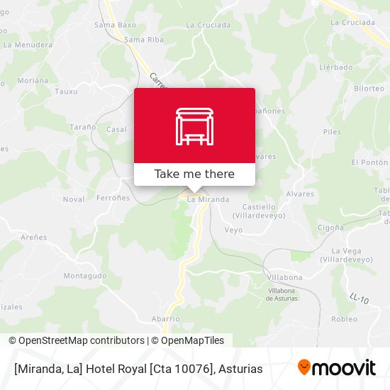 [Miranda, La]  Hotel Royal [Cta 10076] map