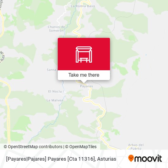 [Payares|Pajares]  Payares [Cta 11316] map