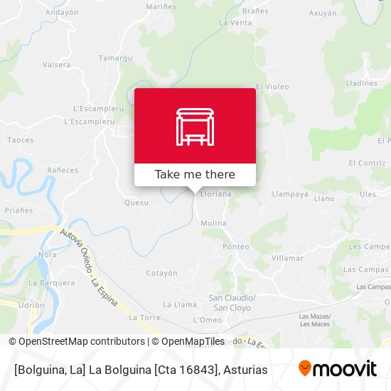 [Bolguina, La]  La Bolguina [Cta 16843] map