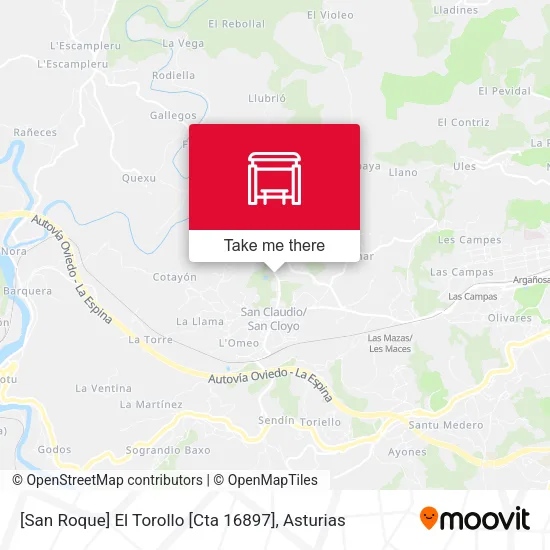 [San Roque]  El Torollo [Cta 16897] map