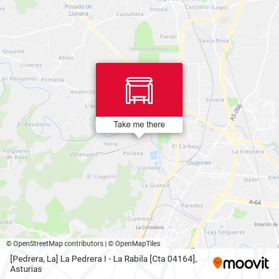 [Pedrera, La]  La Pedrera I - La Rabila [Cta 04164] map