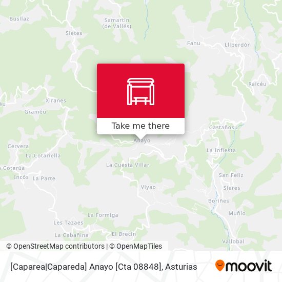 [Caparea|Capareda]  Anayo [Cta 08848] map
