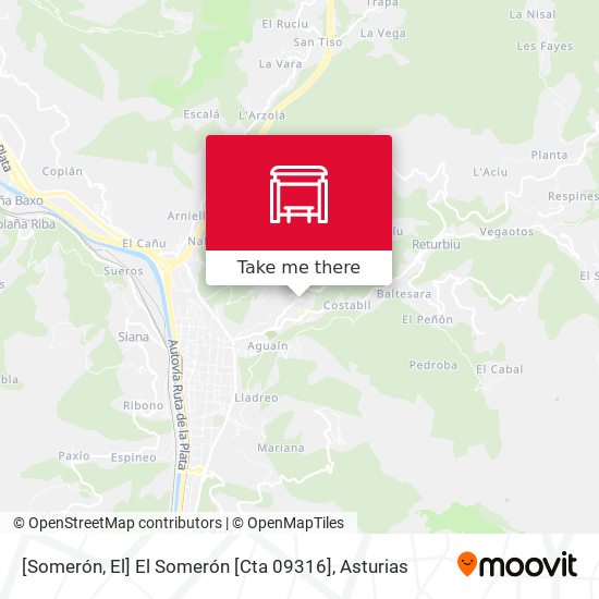 [Somerón, El]  El Somerón [Cta 09316] map