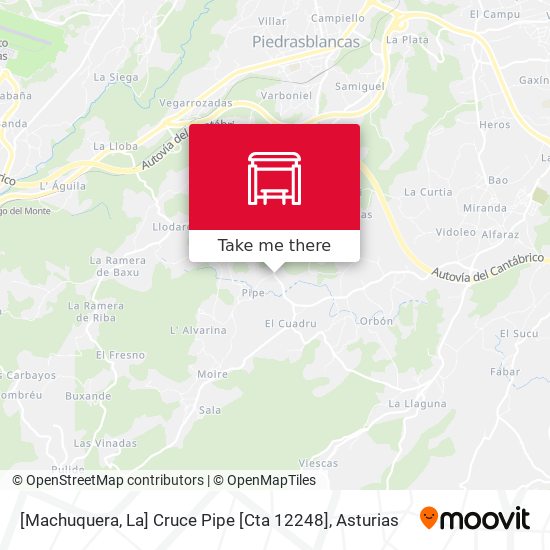 [Machuquera, La]  Cruce Pipe [Cta 12248] map