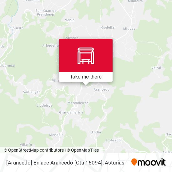 [Arancedo]  Enlace Arancedo [Cta 16094] map