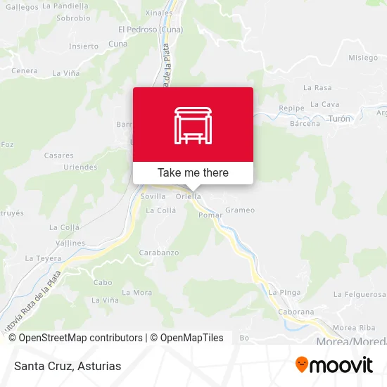 Santa Cruz map