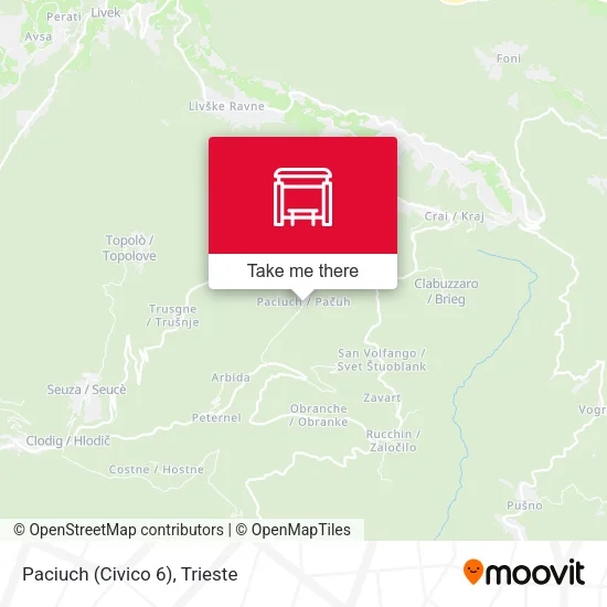 Paciuch (Civico 6) map