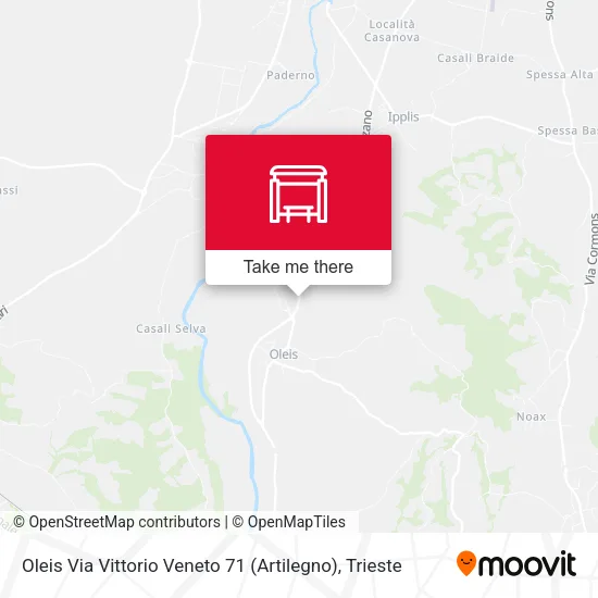 Oleis Via Vittorio Veneto 71 (Artilegno) map