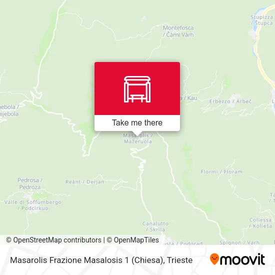 Masarolis Frazione Masalosis 1 (Chiesa) map