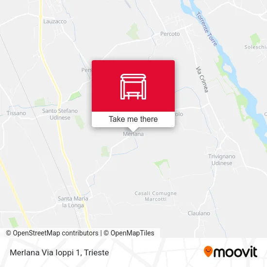 Merlana Via Ioppi 1 map