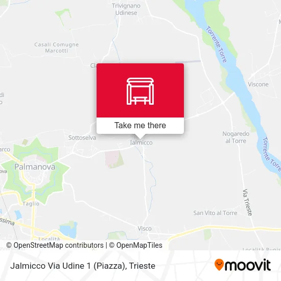 Jalmicco Via Udine 1 (Piazza) map