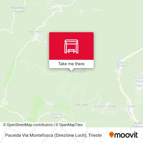 Paceida Via Montefosca (Direzione Loch) map