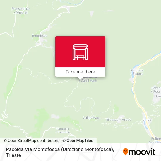 Paceida Via Montefosca (Direzione Montefosca) map
