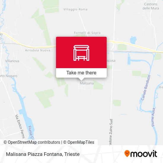 Malisana Piazza Fontana map