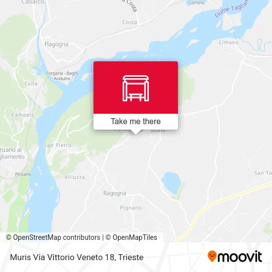 Muris Via Vittorio Veneto 18 map