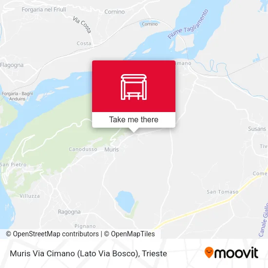 Muris Via Cimano (Lato Via Bosco) map
